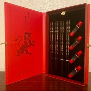 Maxwell Williams Designer Homewares Shanghai Chic Chopstick Gift Set Vintage NEW
